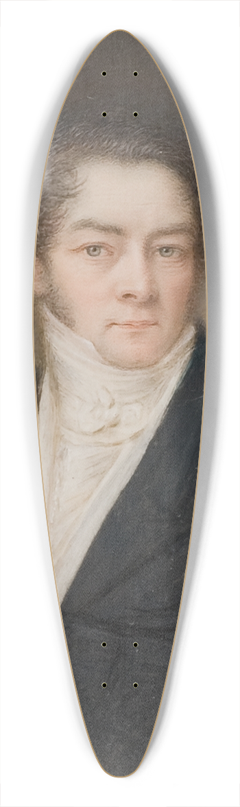 Anders Gustaf Andersson - Self-portrait 39.3 inch art pintail longboard deck