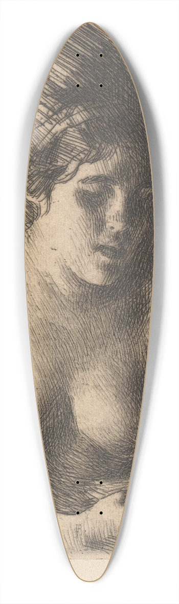 Anders Zorn - Bust 39.3 inch art pintail longboard deck