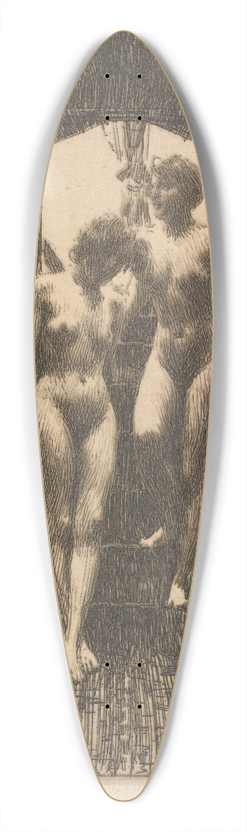 Anders Zorn - Cabin 39.3 inch art pintail longboard deck