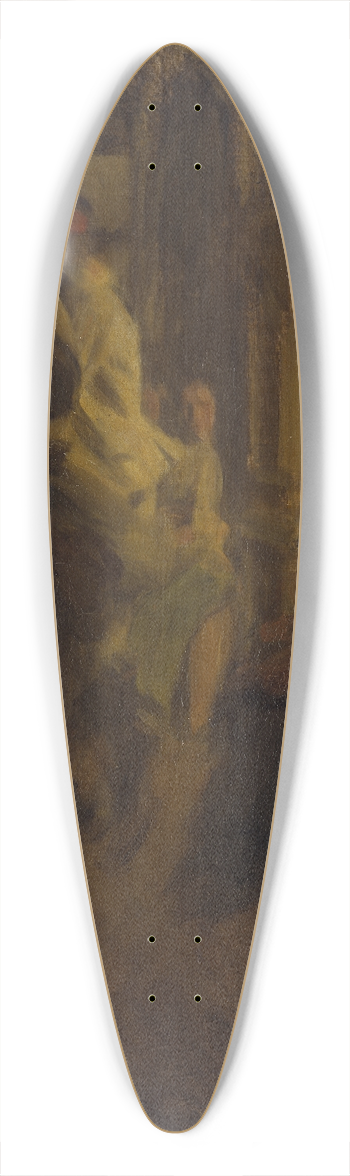 Anders Zorn - Dancing in Gopsmor 39.3 inch art pintail longboard deck