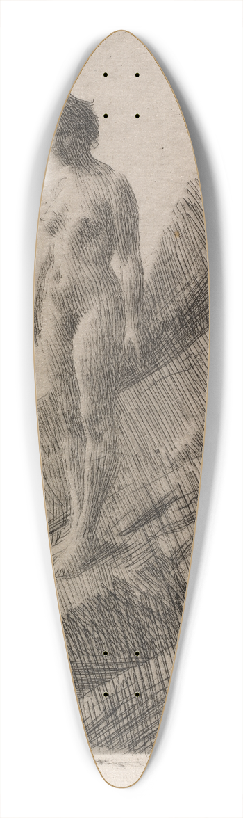 Anders Zorn - Ed 39.3 inch art pintail longboard deck