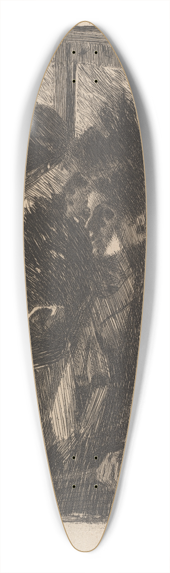 Anders Zorn - Omnibus 39.3 inch art pintail longboard deck