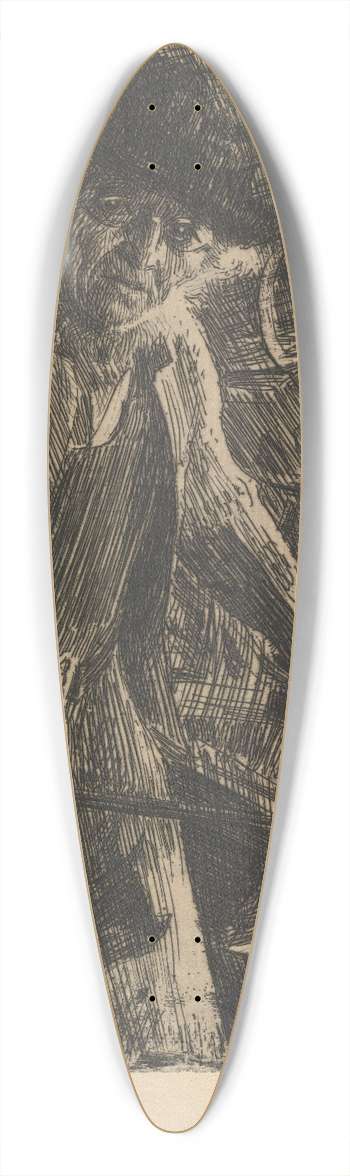 Anders Zorn - The Master-smith 39.3 inch art pintail longboard deck
