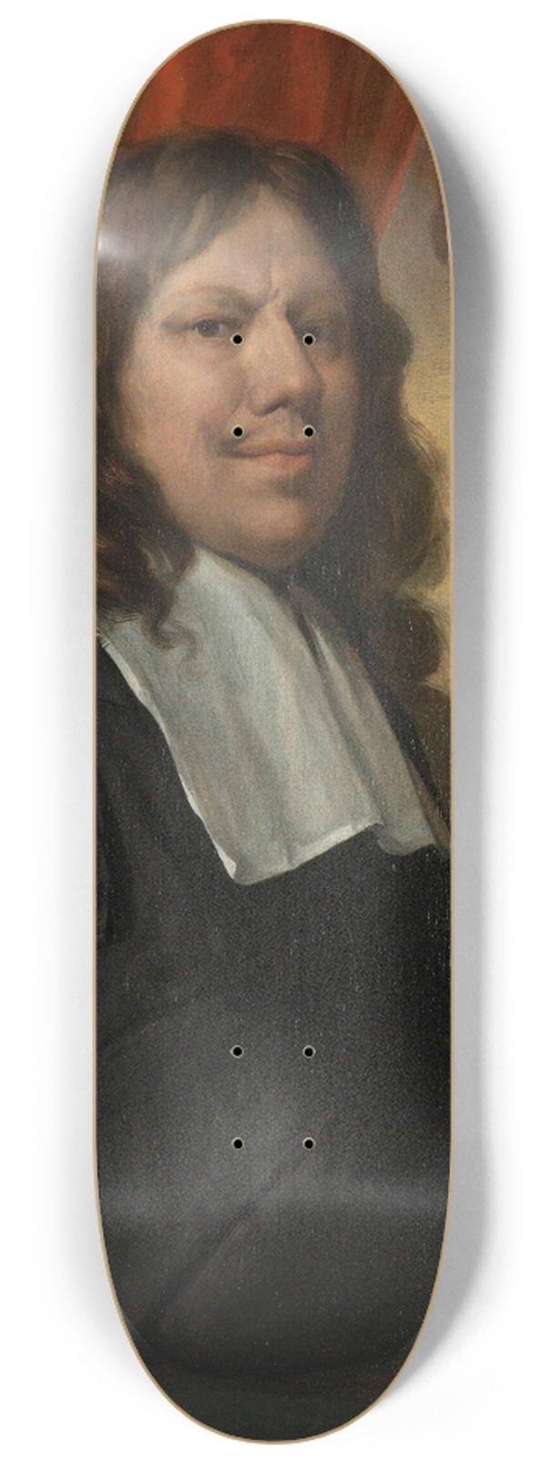 Jan Steen - Self-portrait 8.25 inch art skate deck