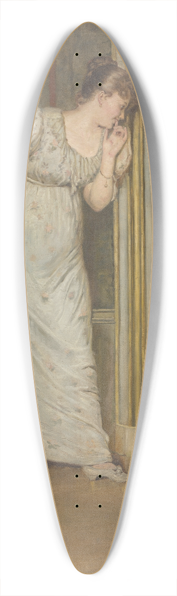 Andor Dudits - Courting 39.3 inch art pintail longboard deck