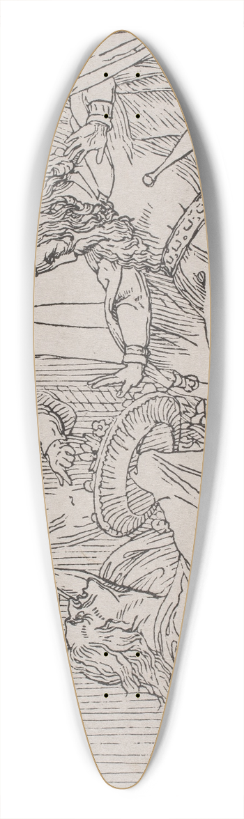Andreas Flinch - En konge taber sceptret af forfrdelse Forarbejde til Uglspil-billederne 39.3 inch art pintail longboard deck