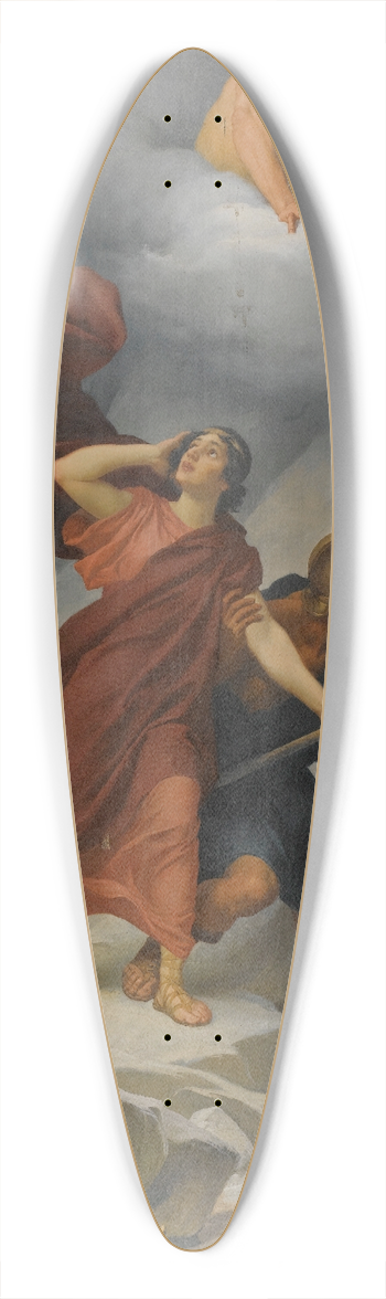 Andreas Groll - Dido Und Aeneas 39.3 inch art pintail longboard deck