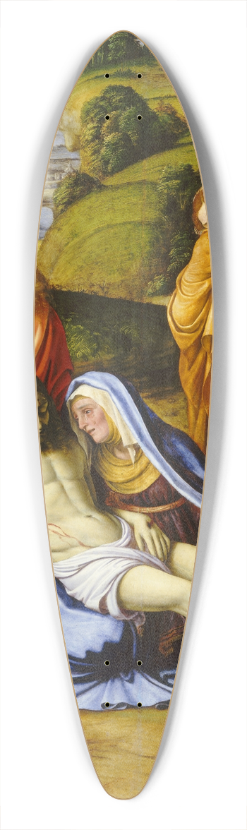 Andrea Solario - Lamentation 39.3 inch art pintail longboard deck