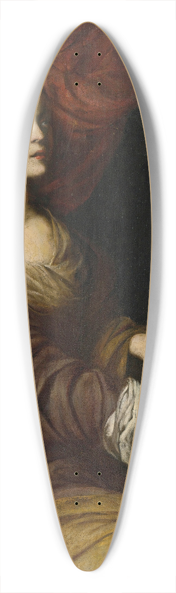 Andrea Vaccaro - St. Cecilia 39.3 inch art pintail longboard deck