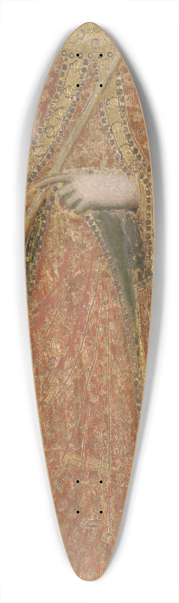 Andrea Vanni - Saint Ursula 39.3 inch art pintail longboard deck