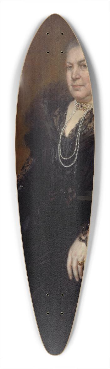 Andrej Baa - Grfka Cskyov 39.3 inch art pintail longboard deck