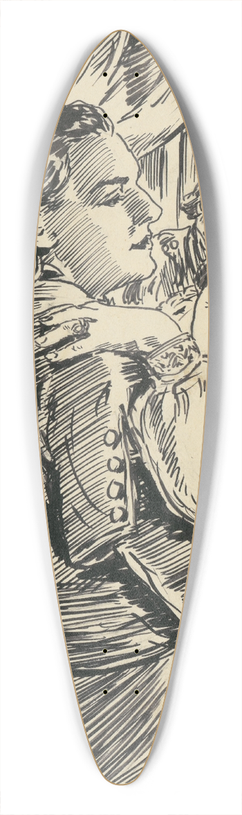 Andrej Kovik - 5.- V tanci 39.3 inch art pintail longboard deck