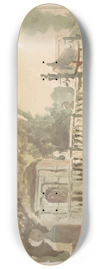 Jan Striening - Poort van het slot van Heemstede 8.25 inch art skate deck