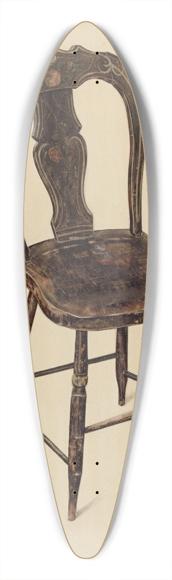 Angelo Bulone - Zoar Chair 39.3 inch art pintail longboard deck