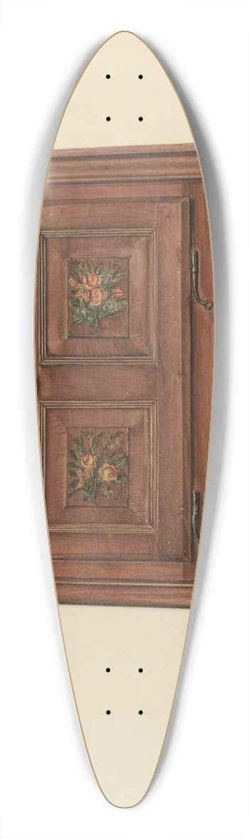 Angelo Bulone - Zoar Cherry Bonnet Cabinet 39.3 inch art pintail longboard deck