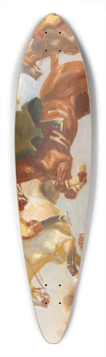 Angelo Jank - Springreiter 39.3 inch art pintail longboard deck