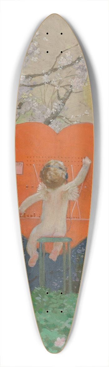 Angus MacDonall - The Switchboard Matchmaker 39.3 inch art pintail longboard deck
