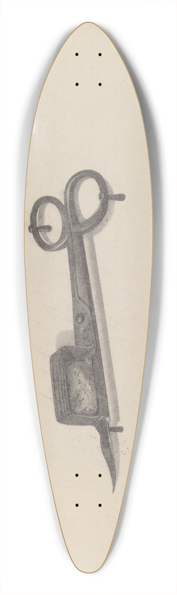Anna Aloisi - Snuffer 39.3 inch art pintail longboard deck