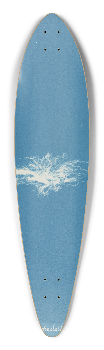 Anna Atkins - Enteromorpha clathrata 39.3 inch art pintail longboard deck