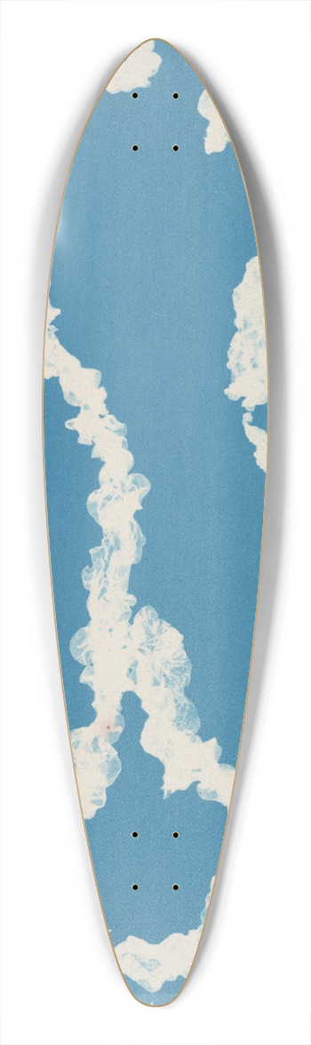Anna Atkins - Enteromorpha intestinalis. 39.3 inch art pintail longboard deck