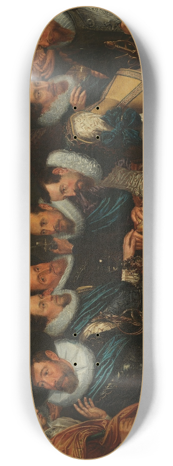 Jan Tengnagel - Officers and other civic guardsmen of the XIth District of Amsterdam, under the command of Captain Geurt Dircksz van Beuningen and Lieutenant Pieter Martensz Hoeffijser 8.25 inch art skate deck