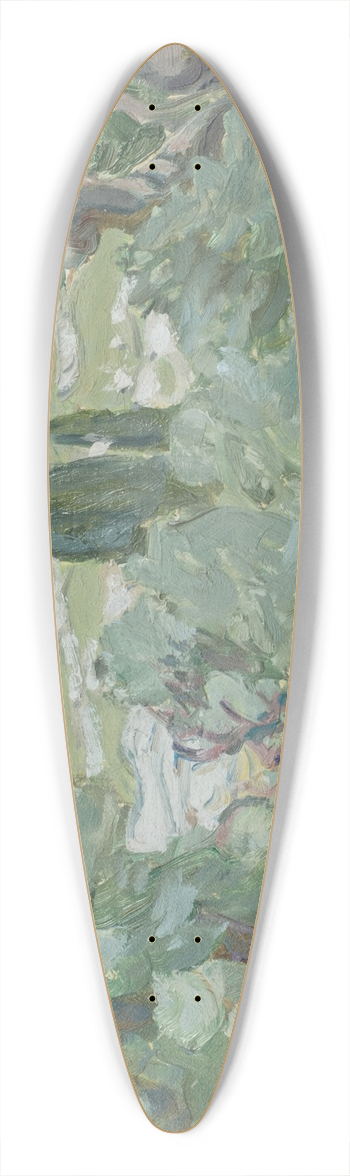 Anna Boberg - Study from Jerusalem 39.3 inch art pintail longboard deck