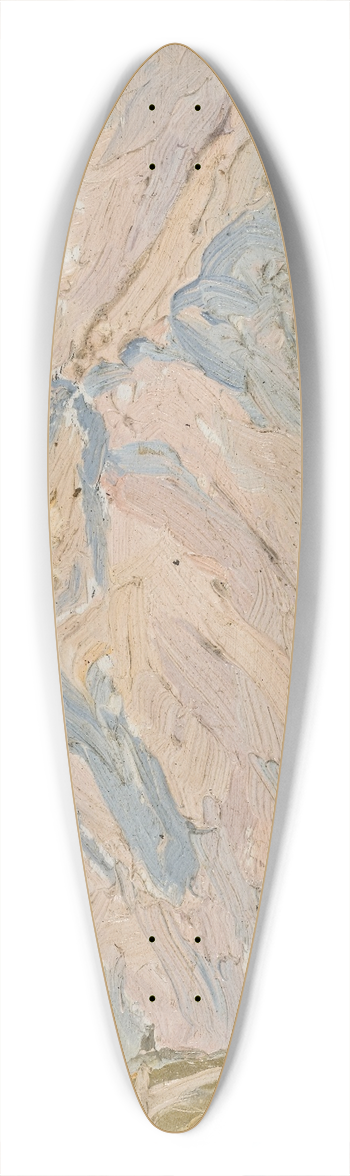 Anna Boberg - The Sun over Lofoten. Study 39.3 inch art pintail longboard deck