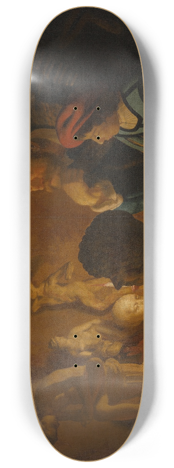 Jan ter Borch - The Drawing Lesson 8.25 inch art skate deck