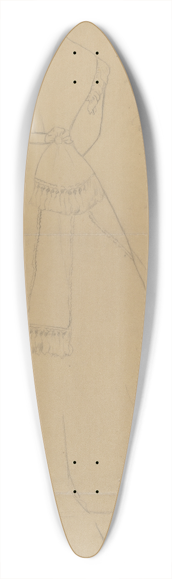 Ann Belle N. Eubank - Dress 39.3 inch art pintail longboard deck