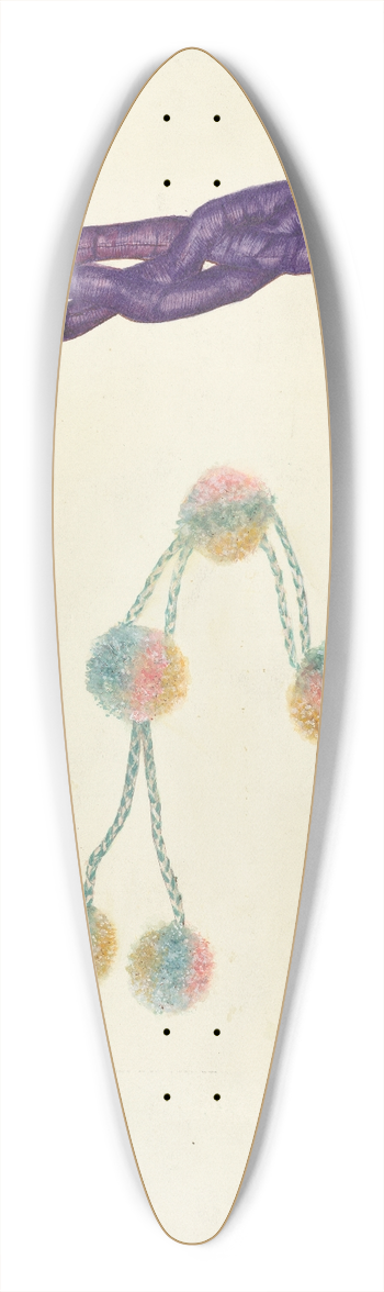 Ann Gene Buckley - Mecha (Cigarette Lighter) 39.3 inch art pintail longboard deck