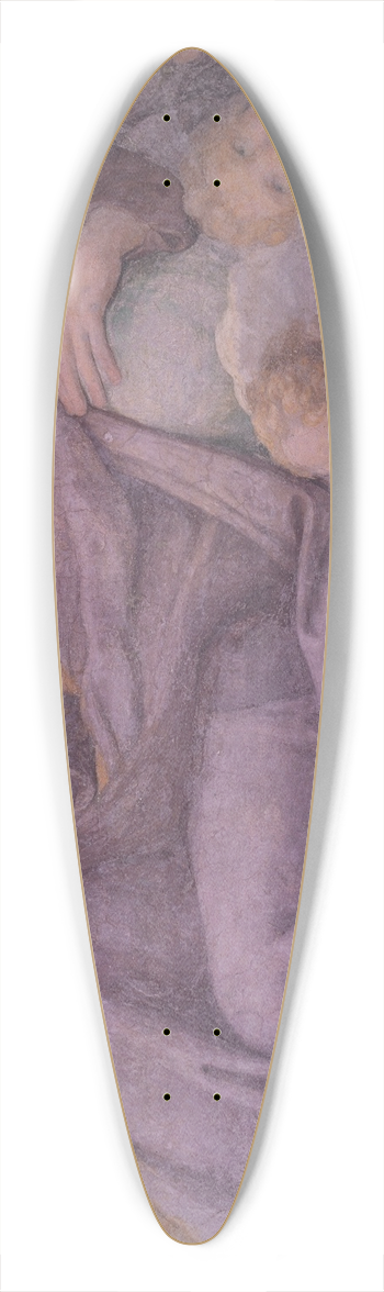 Annibale Carracci - Everlasting Father 39.3 inch art pintail longboard deck