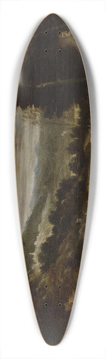 Annibale Carracci - The Return from the Flight into Egypt 39.3 inch art pintail longboard deck