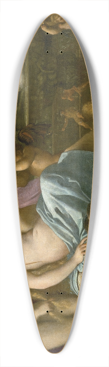 Annibale Carracci - Venus Adorned By The Graces 39.3 inch art pintail longboard deck