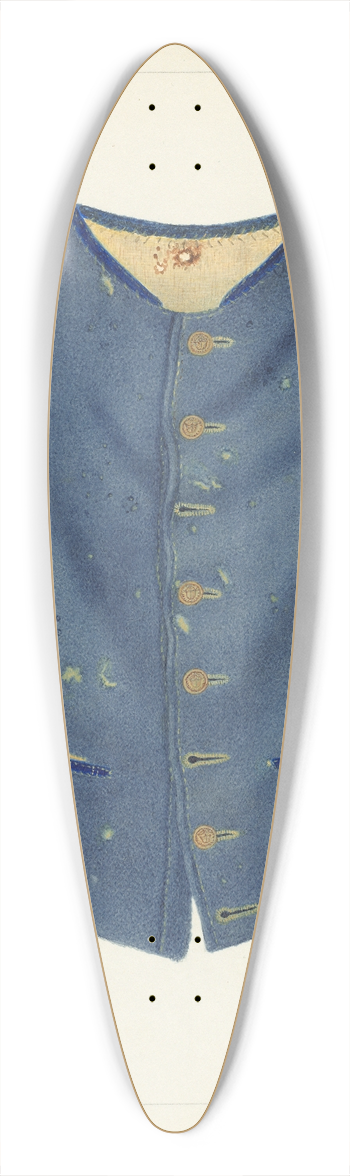 Annie B. Johnston - Confederate Uniform 39.3 inch art pintail longboard deck