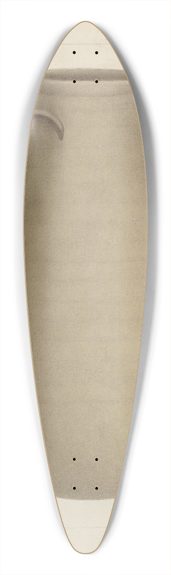Annie B. Johnston - Stoneware Churn 39.3 inch art pintail longboard deck