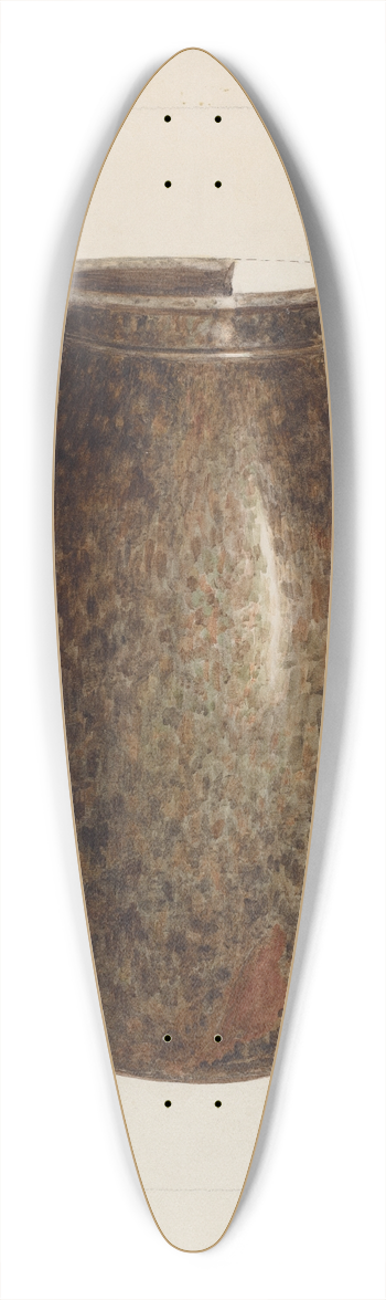 Annie B. Johnston - Stoneware Jar 39.3 inch art pintail longboard deck