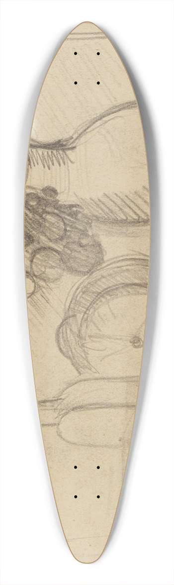 Anny Dollschein - Stillleben 39.3 inch art pintail longboard deck