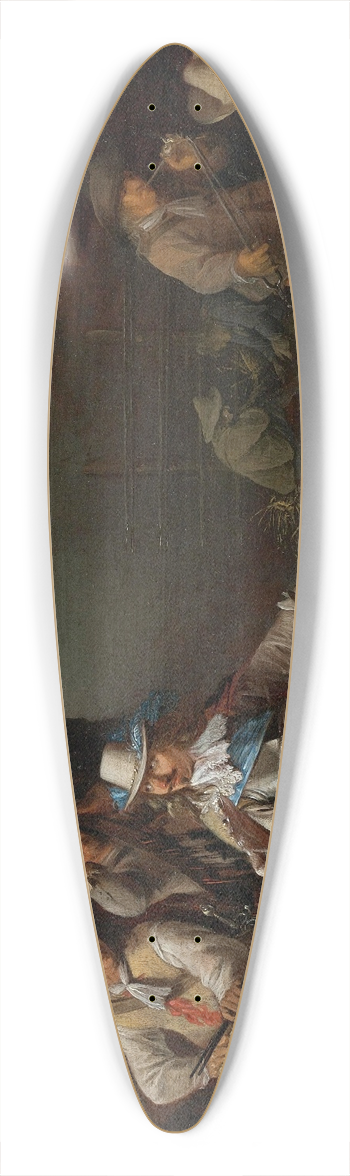 Anthonie Palamedesz. - A Guardroom Interior 39.3 inch art pintail longboard deck