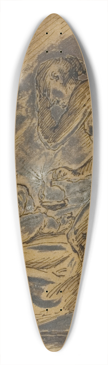 Anthoni Schoonjans - Cupid and Psyche 39.3 inch art pintail longboard deck