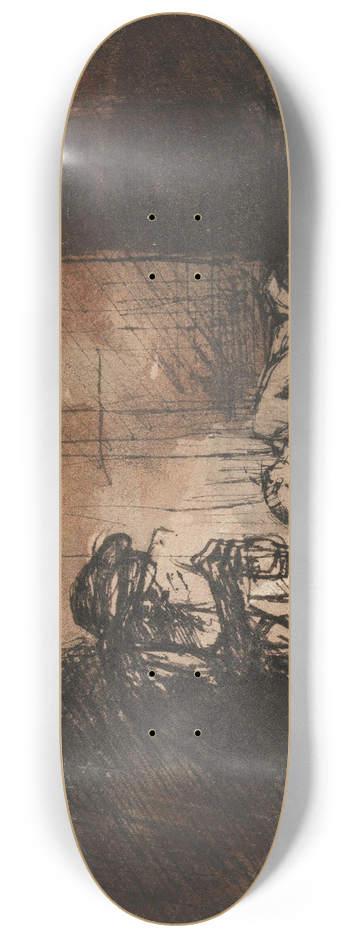 Jan Toorop - The Blindness of Tobias 8.25 inch art skate deck