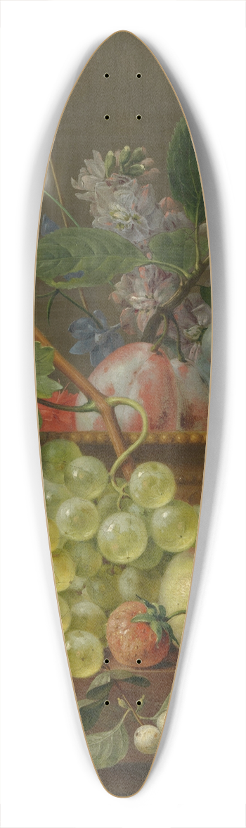 Anthony Oberman - Still Life with Fruit in a Terracotta Dish 39.3 inch art pintail longboard deck
