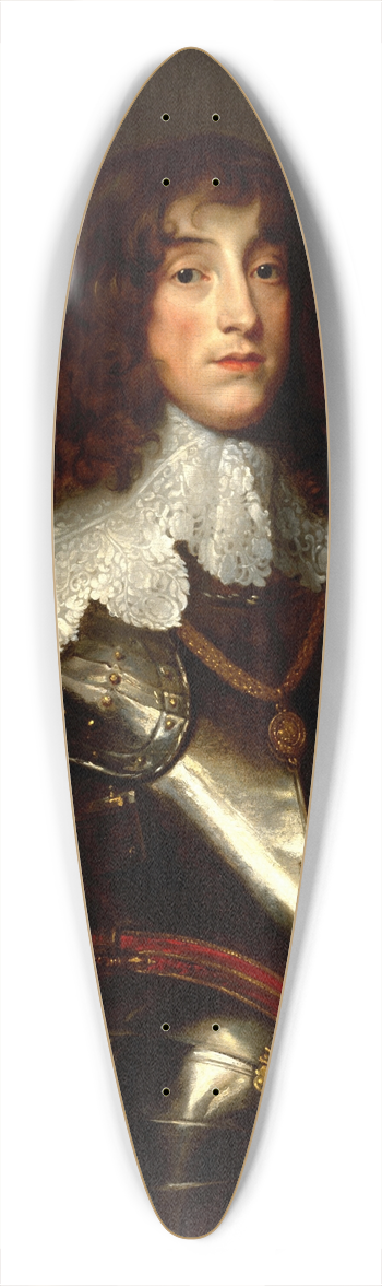 Anthony van Dyck - Charles Louis, Elector Palatine 39.3 inch art pintail longboard deck