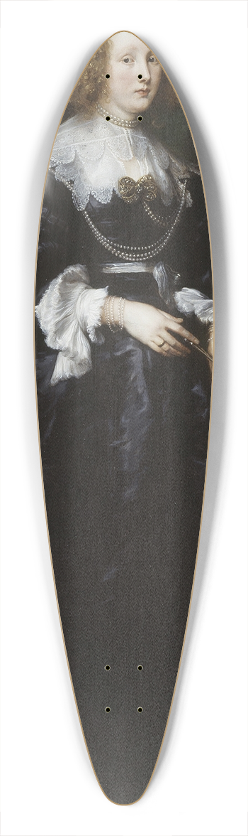 Anthony van Dyck - Marie de Raet 39.3 inch art pintail longboard deck