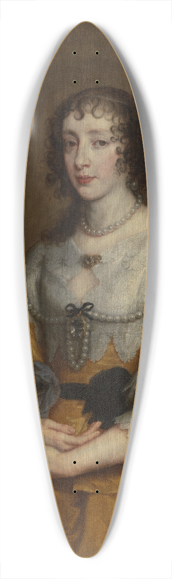 Anthony van Dyck - Queen Henrietta Maria 39.3 inch art pintail longboard deck