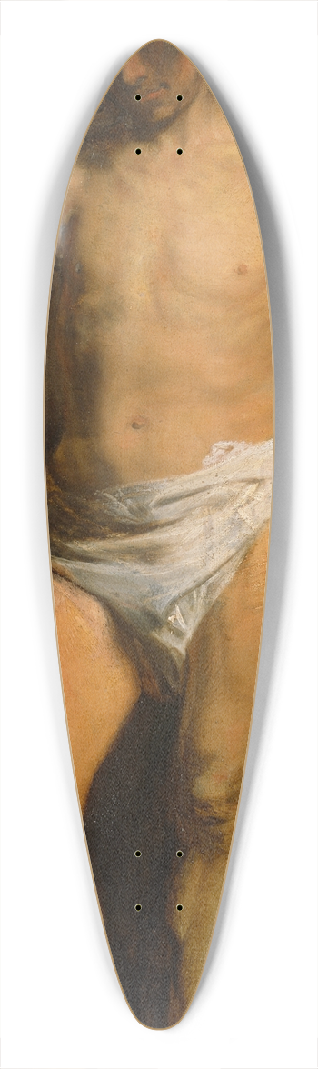 Anthony van Dyck - Study of a Naked Youth 39.3 inch art pintail longboard deck