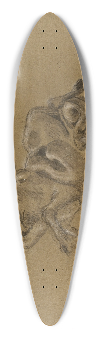 Antoine-Louis Barye - Python et gnou 39.3 inch art pintail longboard deck