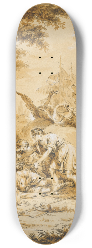 Januarius Zick - Venus and Adonis 8.25 inch art skate deck