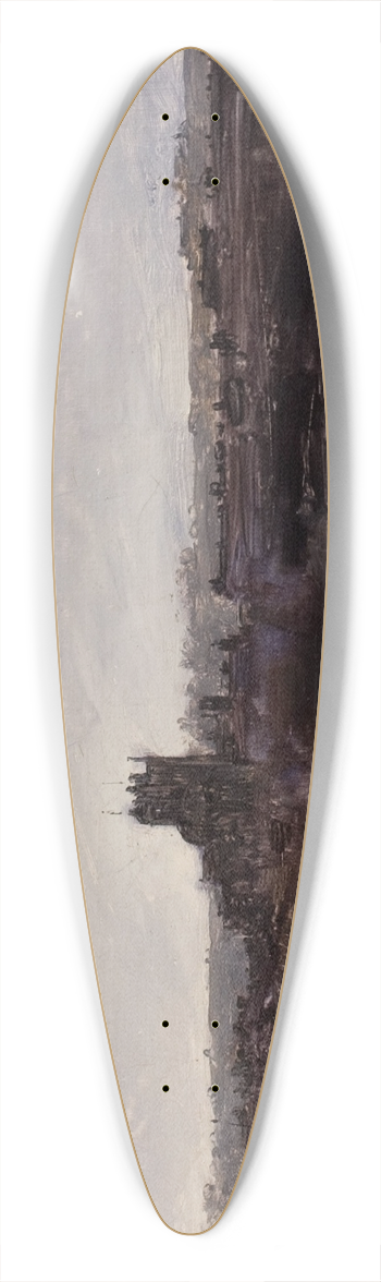 Antoine Vollon - Dieppe 39.3 inch art pintail longboard deck