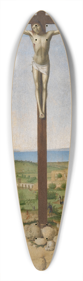 Antonello da Messina - Calvary 39.3 inch art pintail longboard deck
