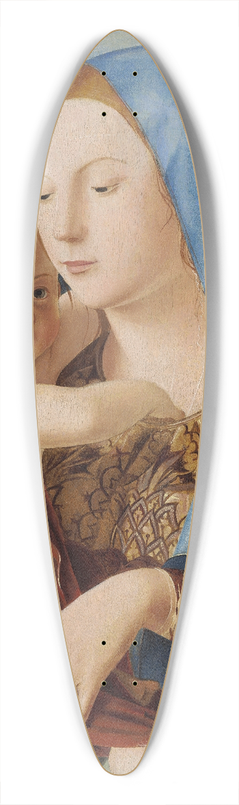 Antonello da Messina - Madonna and Child 39.3 inch art pintail longboard deck